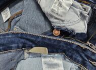 Grajewo ogłoszenia: Sprzedam torbę pełną jeansów dziewczęcych skinny wąskie... - zdjęcie