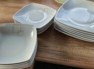 Grajewo ogłoszenia: Sprzedam zastawę stołową talerze duże małe i głębokie - zdjęcie