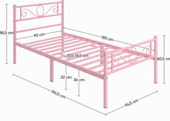 Grajewo ogłoszenia: Sprzedam nowe (do samodzielnego montażu) łóżko metalowe....